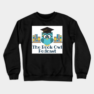 The Book Owl Podcast Square Logo A Crewneck Sweatshirt